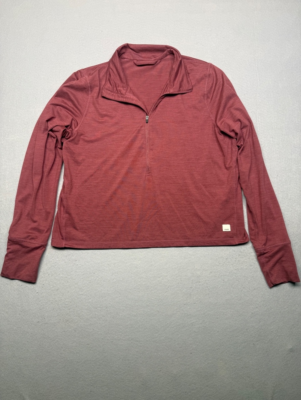 Vuori Pullover Long Sleeve Shirt Women's Regular M Rose